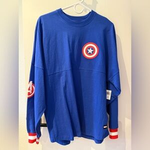 NWT Unisex Disney Captain America Spirit Jersey